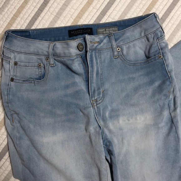 High-waisted jegging - light wash - Picture 4 of 4